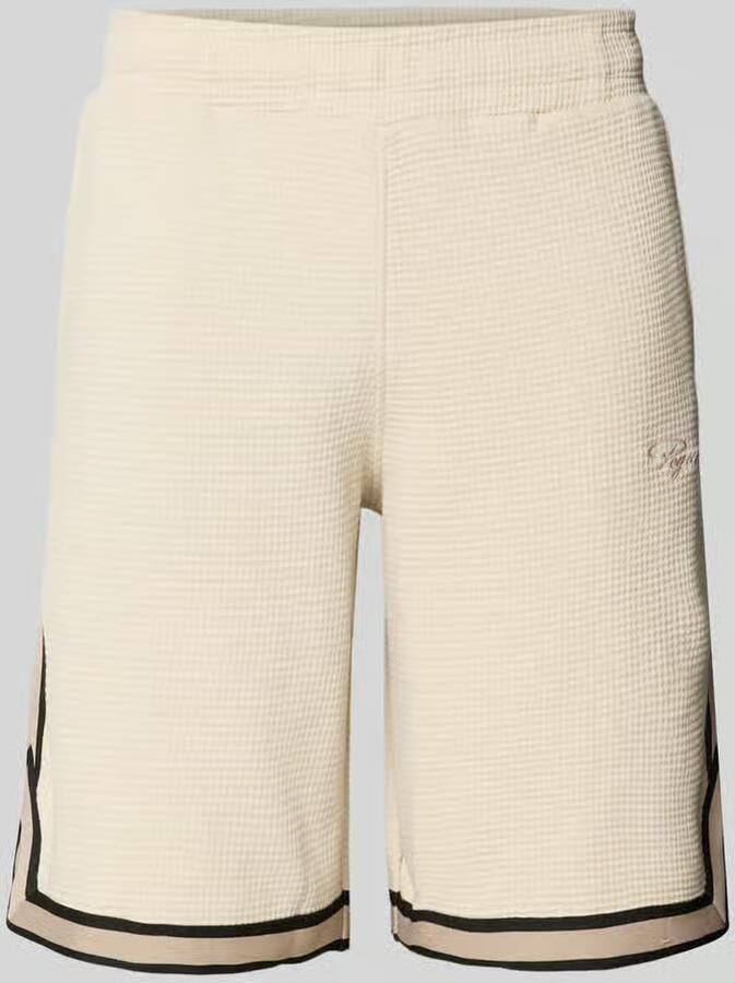 PEGADOR Short met structuurpatroon en labelstitching - Foto 2