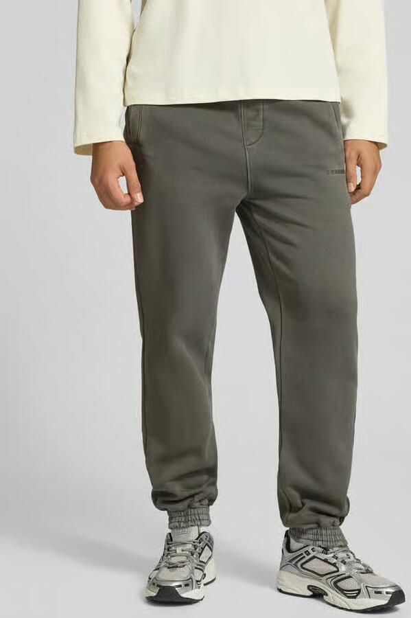 PEGADOR Straight fit joggingbroek van katoenmix met logoborduursel - Foto 2