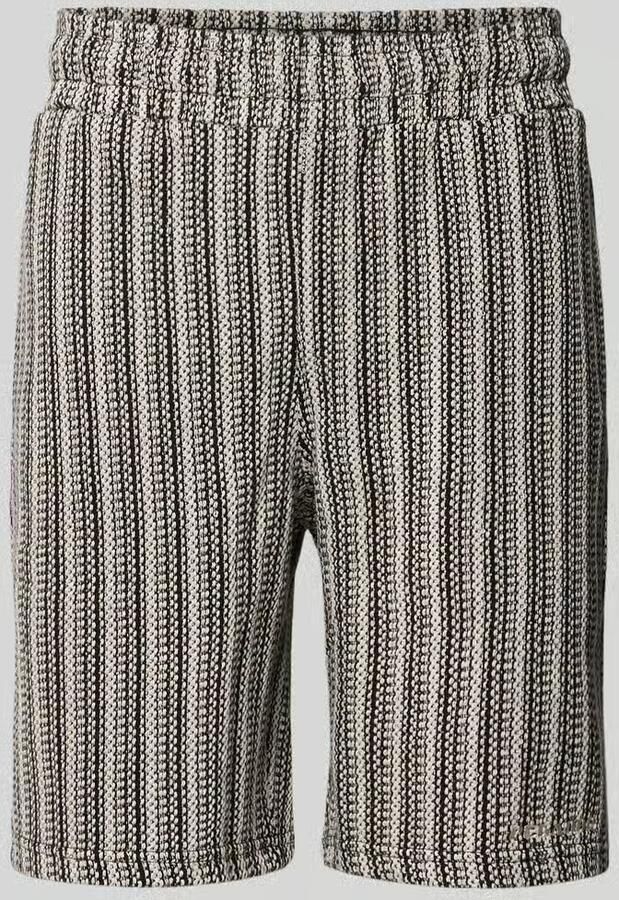 PEGADOR straight fit korte broek met structuurpatroon model 'Forno' - Foto 2