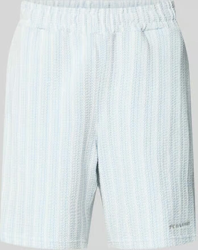 PEGADOR straight fit korte broek met structuurpatroon model 'Forno' - Foto 2