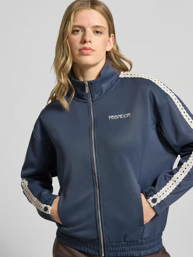 PEGADOR Oversized hoodie met label-stitching model 'MODRA'