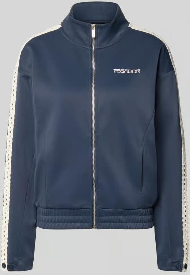 PEGADOR Oversized hoodie met label-stitching model 'MODRA' - Foto 3