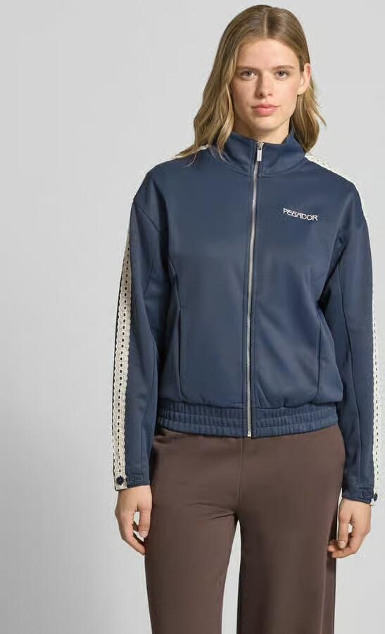 PEGADOR Oversized hoodie met label-stitching model 'MODRA' - Foto 6