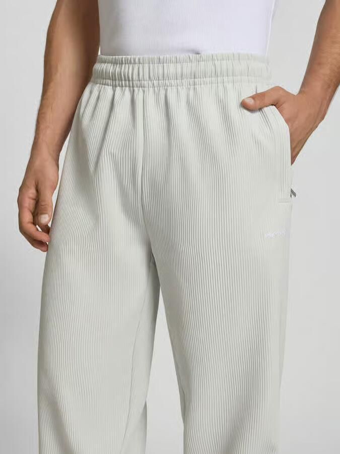 PEGADOR Sweatpants met structuurpatroon en elastische band