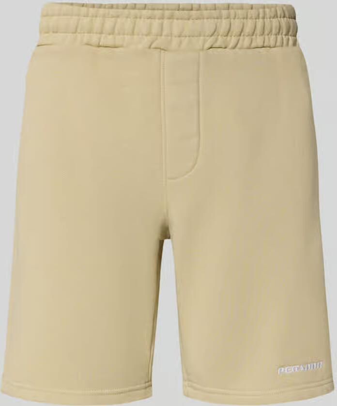 PEGADOR Sweatshorts met elastische band en gestikt logo - Foto 2