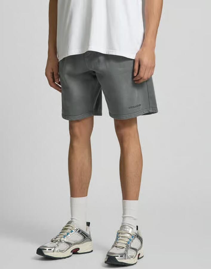 PEGADOR Sweatshorts met elastische band en gestikt logo - Foto 2