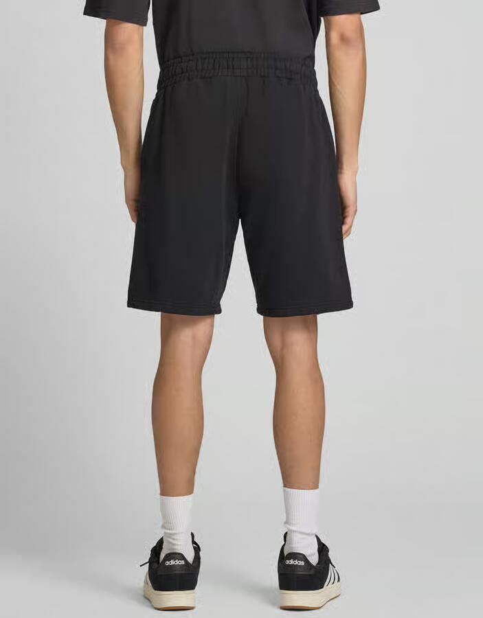 PEGADOR Sweatshorts met elastische band en gestikt logo