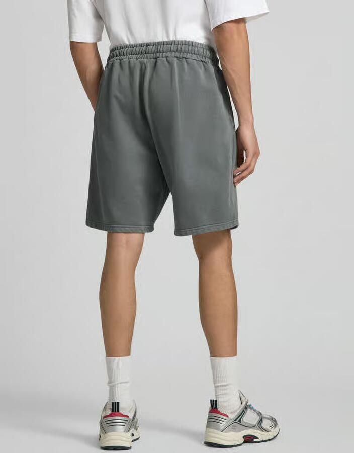 PEGADOR Sweatshorts met elastische band en gestikt logo - Foto 3