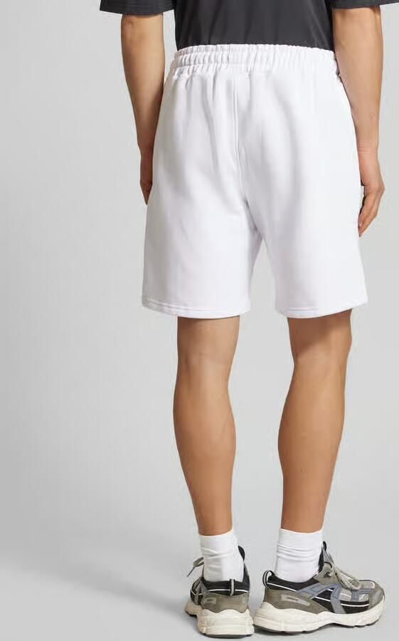 PEGADOR Sweatshorts met gestikt logo en elastische band