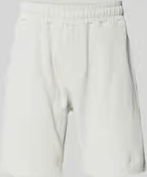 PEGADOR Sweatshorts met elastische band en gestikt logo