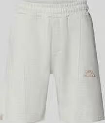 PEGADOR Sweatshorts met labelstitching model 'Lido'
