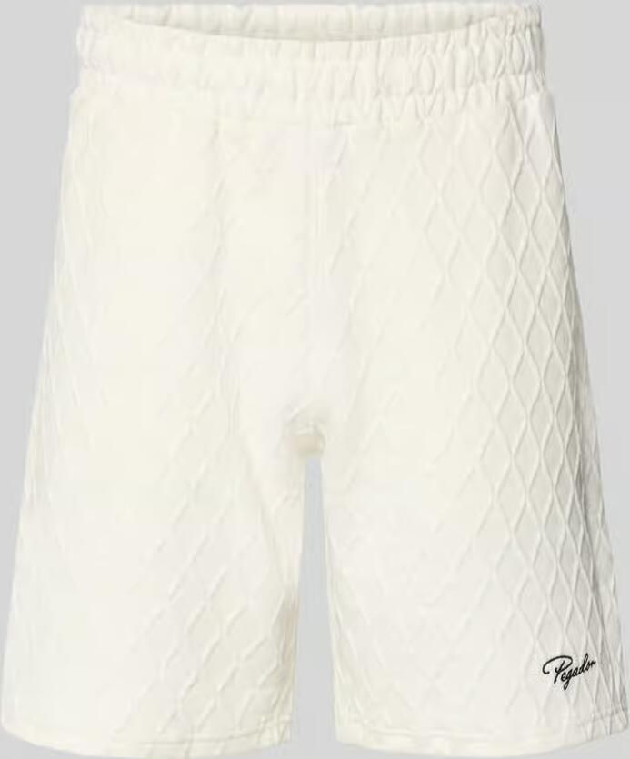 PEGADOR Sweatshorts met logostitching model 'Jovren' - Foto 2