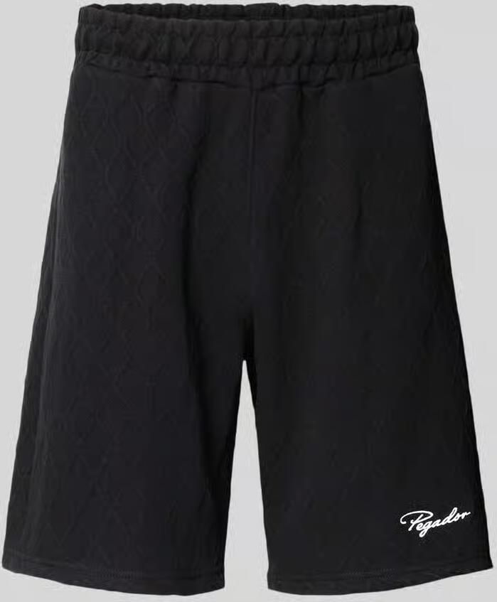 PEGADOR Sweatshorts met logostitching model 'Jovren' - Foto 2