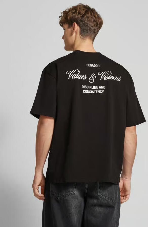 PEGADOR T-shirt met labelprint