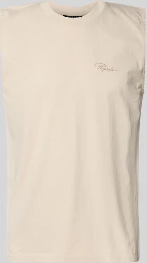 PEGADOR Tanktop met labelstitching en ronde hals - Foto 2