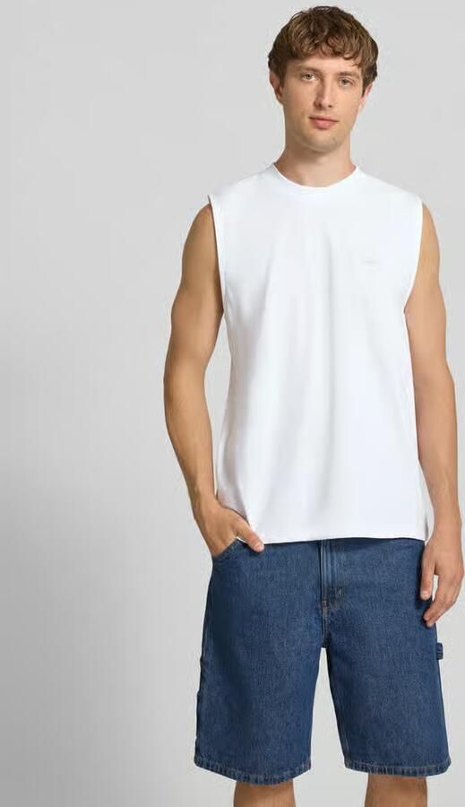 PEGADOR Tanktop met labelstitching en ronde hals - Foto 3