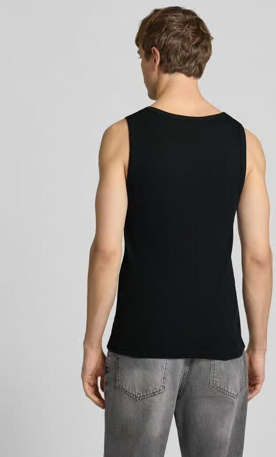 PEGADOR Tanktop met logo-stitching en ronde halsuitsnijding