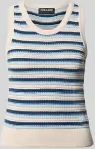 PEGADOR Tricottop in all-over look met ronde hals