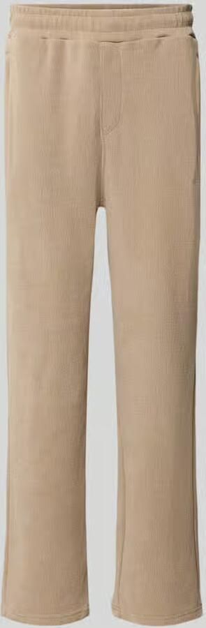PEGADOR wide fit sweatpants met labeldetail model 'Mezzano'