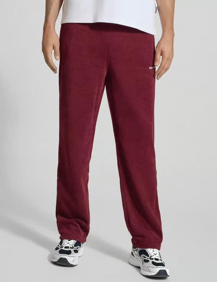 PEGADOR wide fit sweatpants met labeldetail model 'Mezzano' - Foto 3
