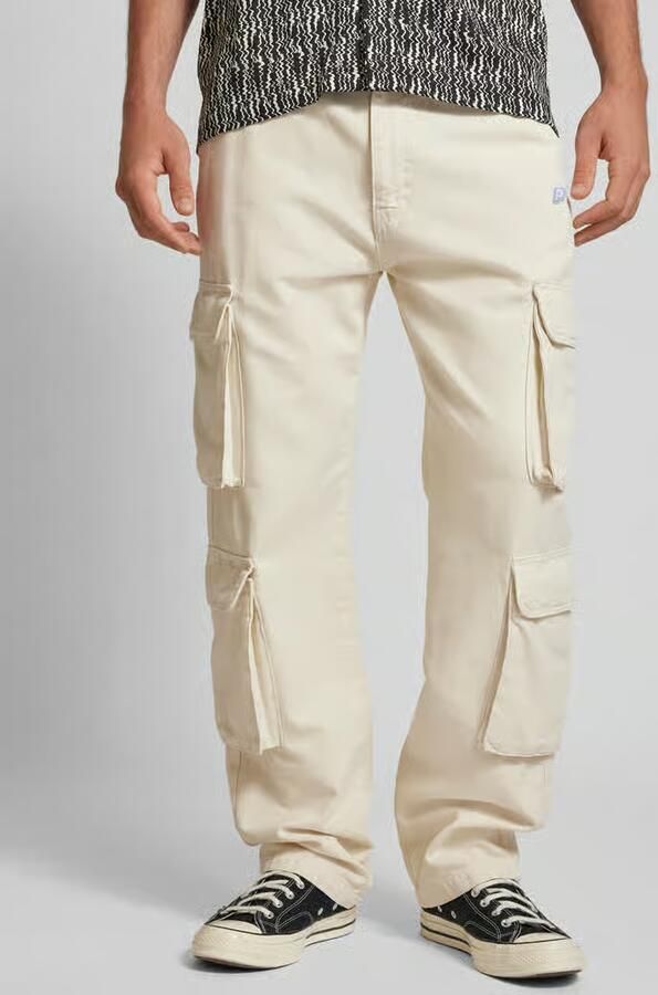 PEGADOR Wide leg cargobroek met labelstitching model 'PRETO' - Foto 4