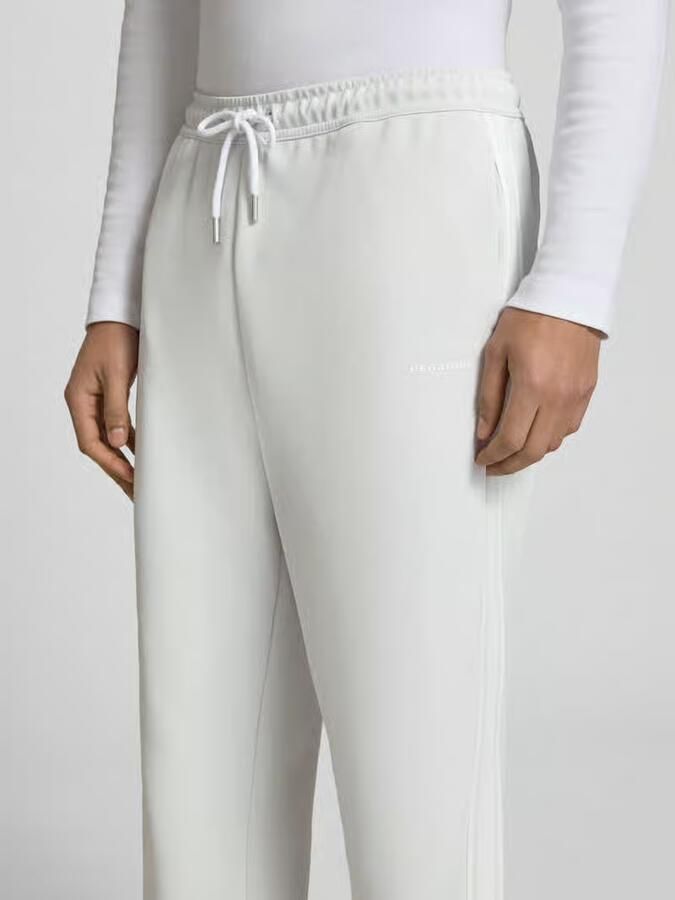 PEGADOR Korte broek in riblook met labelstitching model 'SIGNAR'