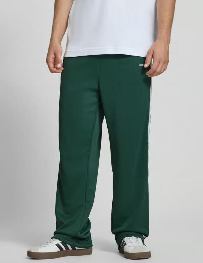 PEGADOR Wide leg-sweatpants met elastische tailleband - Foto 3