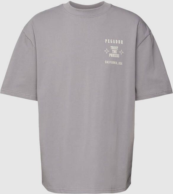 Pegador Oversized T-shirt met labelprint model 'Salal'