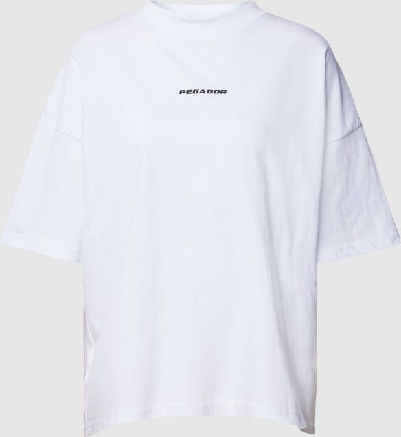 Pegador Culla Logo Heavy Oversized Tee T-shirts Kleding weiß maat: XS beschikbare maaten:XS S