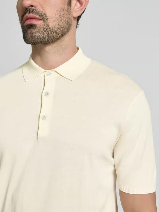 PEOPLE OF SHIBUYA Poloshirt met zijsplitten model 'NITO'
