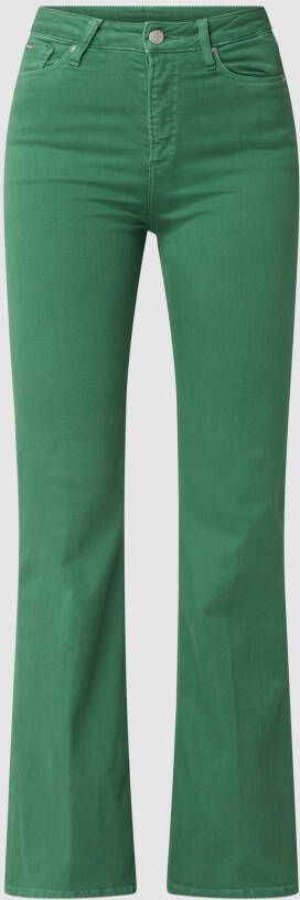 Pepe Jeans Flared cut high waist jeans met stretch model 'Willa'