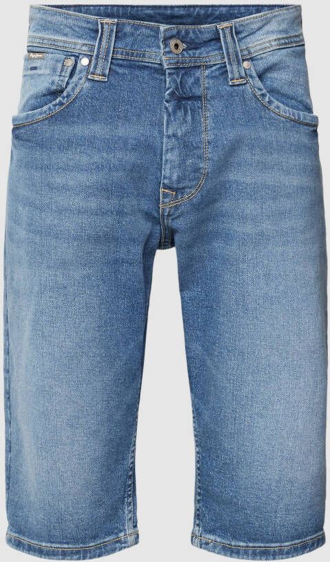 Pepe Jeans Korte jeans in 5-pocketmodel model 'CASH'