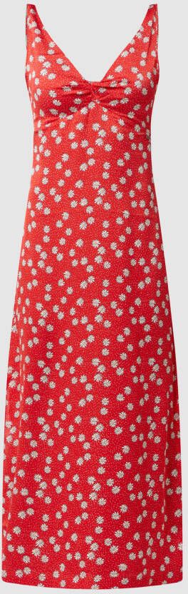 Pepe Jeans Nain bloemenprint lingerie jurk Rood Dames