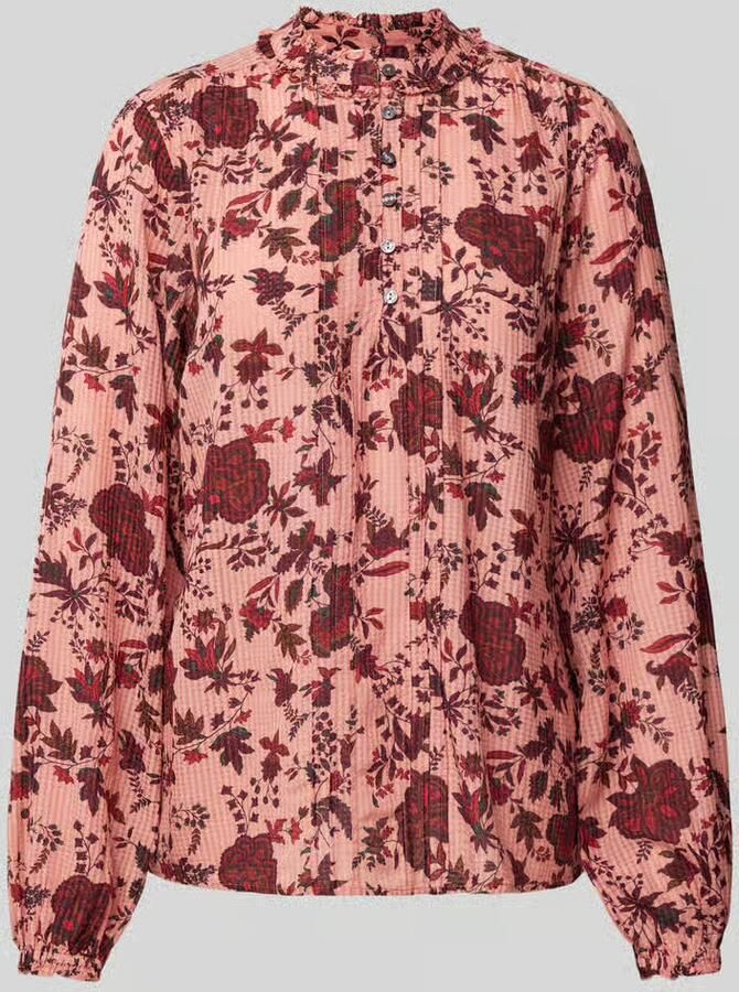 Pepe Jeans Blouseshirt met korte knoopsluiting model 'BELLA'