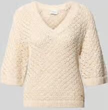 Pepe Jeans boxy fit gebreide pullover van katoenmix model 'AMBER'