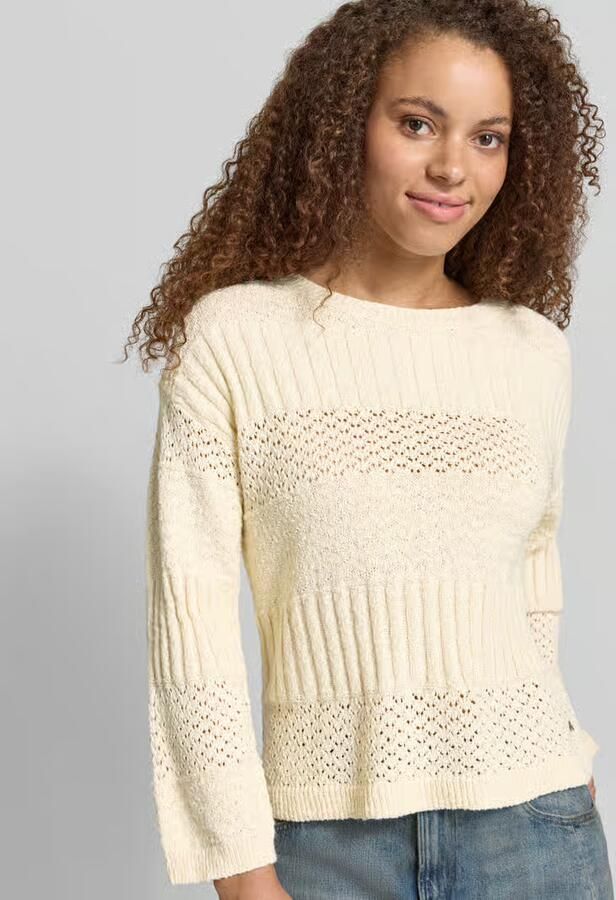 Pepe Jeans boxy fit gebreide pullover van puur katoen model 'ALAYA'