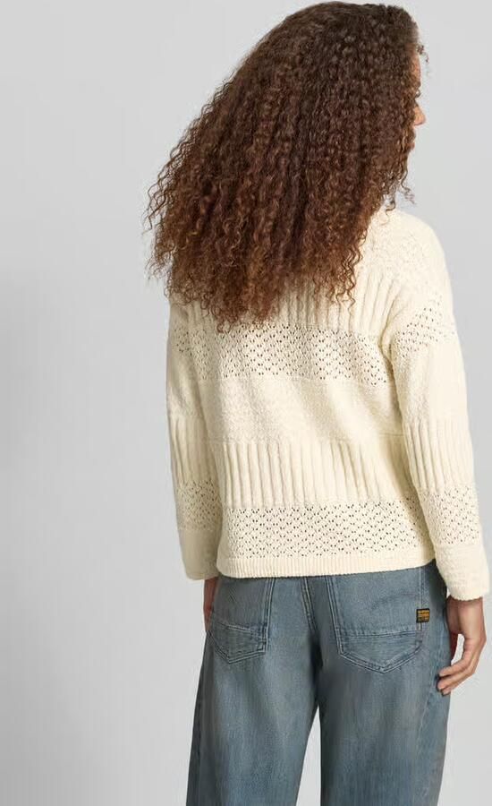 Pepe Jeans boxy fit gebreide pullover van puur katoen model 'ALAYA' - Foto 2
