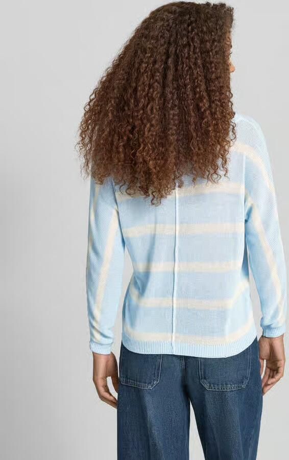 Pepe Jeans Boxy fit gebreide pullover van viscosemix model 'ALBERTA' - Foto 3