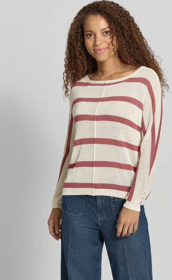 Pepe Jeans Boxy fit gebreide pullover van viscosemix model 'ALBERTA' - Foto 3