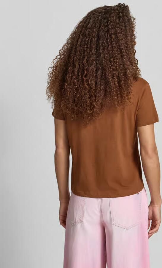 Pepe Jeans Boxy fit T-shirt van pure katoen model 'CARLA' - Foto 2