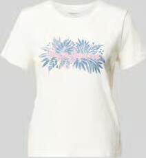 Pepe Jeans Boxy fit T-shirt van puur katoen model 'CRISTINA' - Foto 2