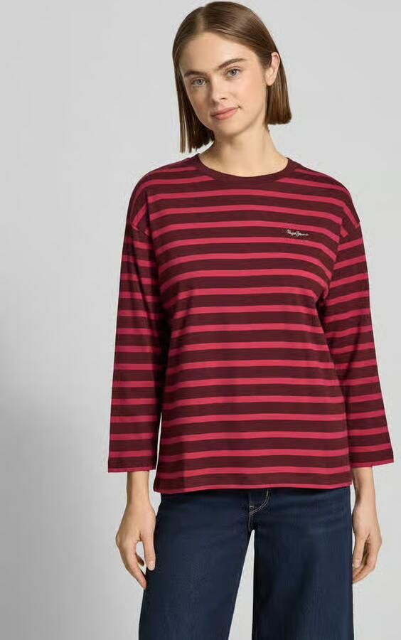 Pepe Jeans Comfort fit shirt met lange mouwen van puur katoen model 'BANILLA' - Foto 3
