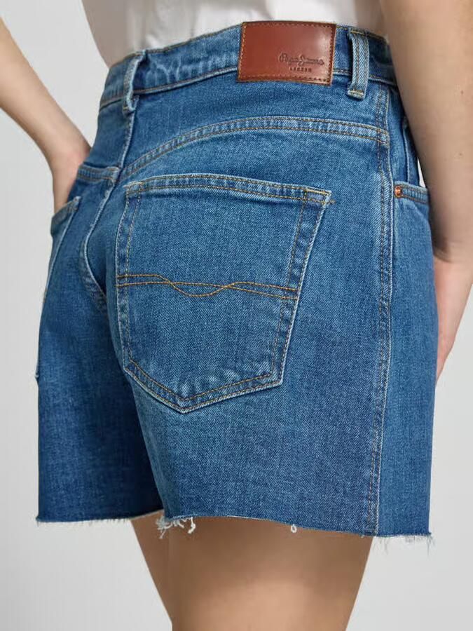Pepe Jeans dames korte jeans met katoenmix