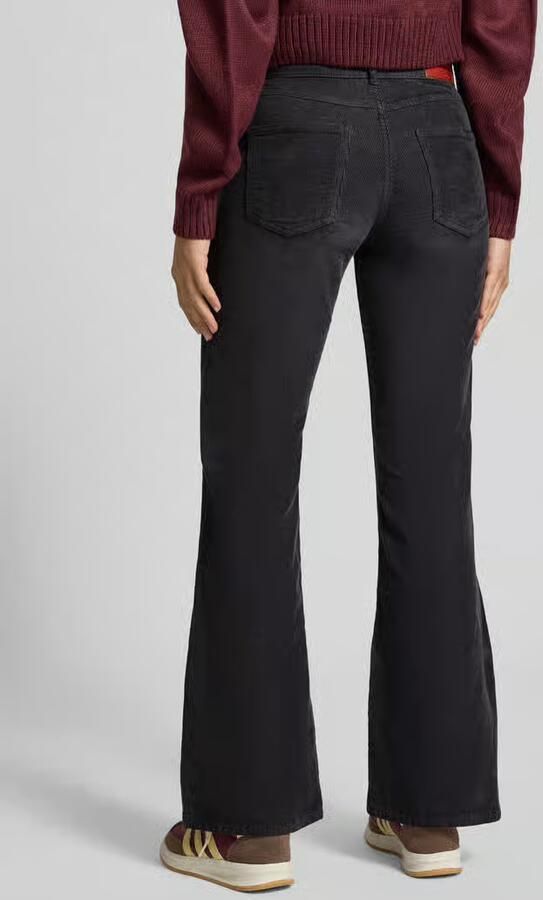 Pepe Jeans Flared corduroy broek van katoenmix model 'WILLA' - Foto 3