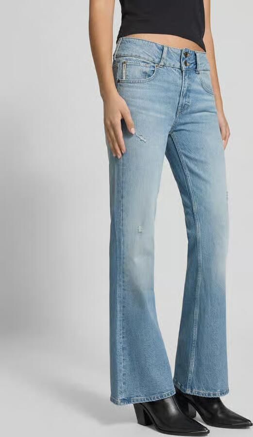 Pepe Jeans Flared jeans van katoenmix model 'VENUS' - Foto 2