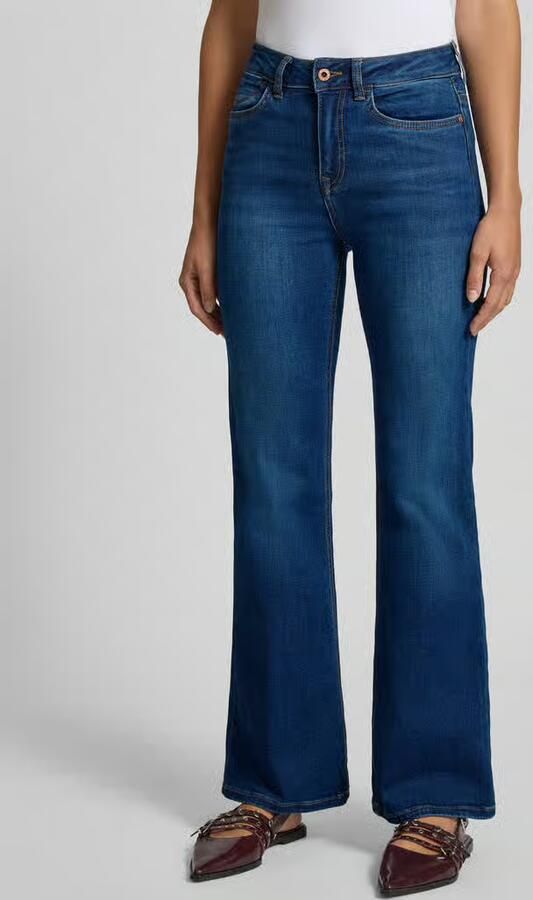 Pepe Jeans Flared jeans van katoenmix model 'WILLA' - Foto 5