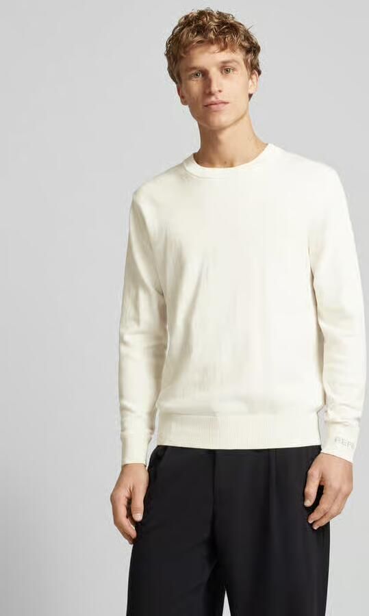 Pepe Jeans Gebreide pullover met ronde hals model 'Andre' - Foto 2