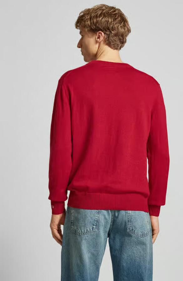 Pepe Jeans Gebreide pullover met ronde hals model 'Andre'