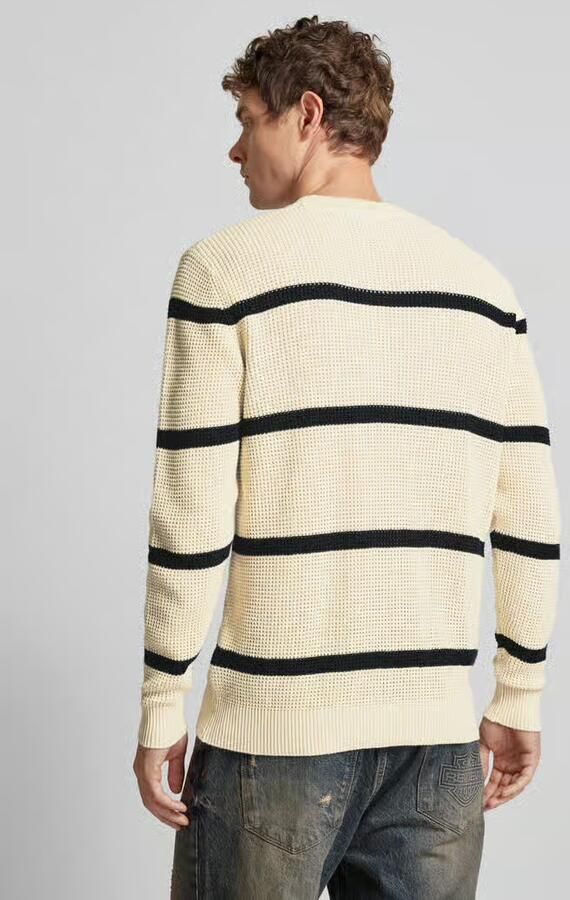 Pepe Jeans Gebreide pullover met ronde hals model 'Cairo'