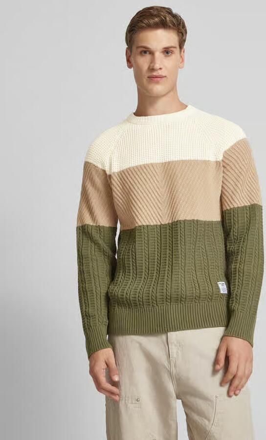 Pepe Jeans Gebreide pullover met structuurmotief model 'CODY' - Foto 2